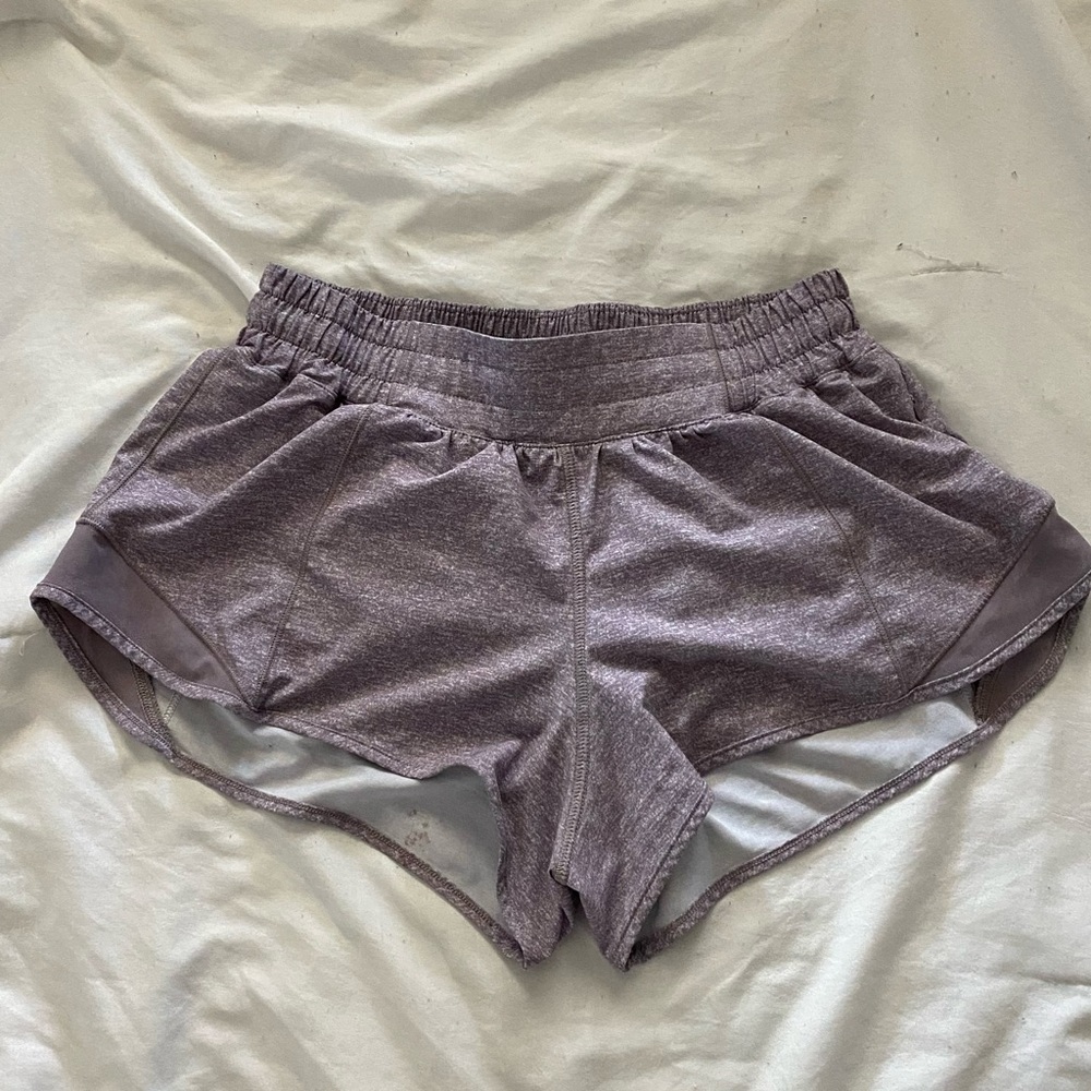 Heathered Purple Lululemon Shorts Size 6 Reg